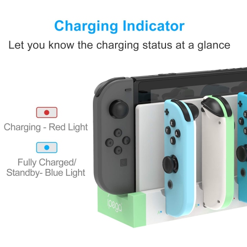 FYOUNG Charger Compatible with Nintendo Switch/Switch OLED Controller, Charging Dock Station Base Compatible with Joycons wi