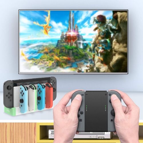FYOUNG Charger Compatible with Nintendo Switch/Switch OLED Controller, Charging Dock Station Base Compatible with Joycons wi