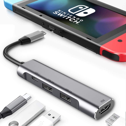 Adaptateur 2en1 USB Type-C pour Nintendo Switch * meilleur prix au Maroc