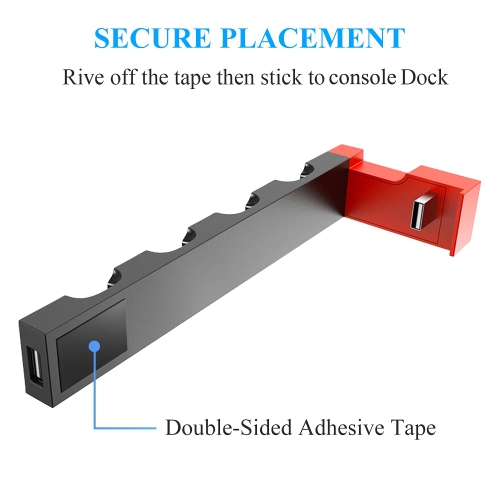 FastSnail Charger Compatible with Nintendo Switch for Joy-con Controller, Charging Dock Stand Station Base Compatible with J