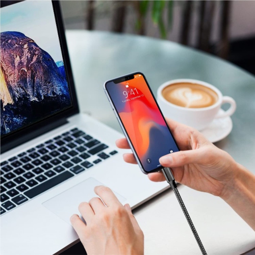 iPhone Charger Cable, C 5 Pack[3/3/6/6/10FT] MFi Certified USB Lightning Cable Nylon Braided Charging Cord Compatible for iPhone