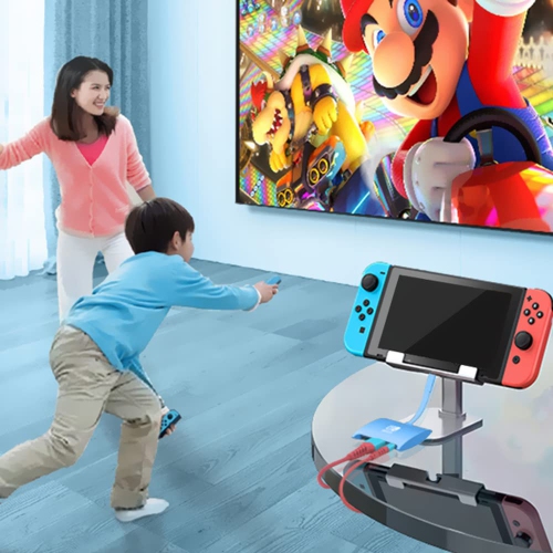 HARIBOL Switch Dock for Nintendo, Compact Size Switch Dock, Portable Nintendo Switch Docking Station with HDMI, USB and 100W