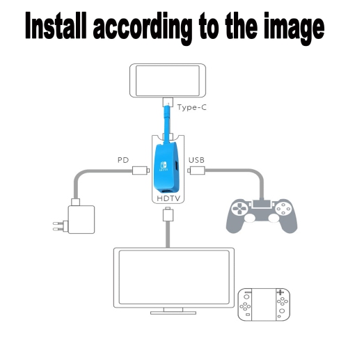 Arvytosty Switch Dock for Nintendo Switch OLED,4K/60Hz Portable Switch Docking Station,1080P 60Hz Switch Dock to TV, USB 3.0