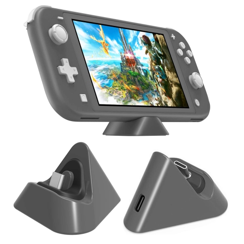 Protable Charging Dock Compatible with Nintendo Switch OLED/Switch Lite/Switch, Stable Support Stand Charging Station Compat