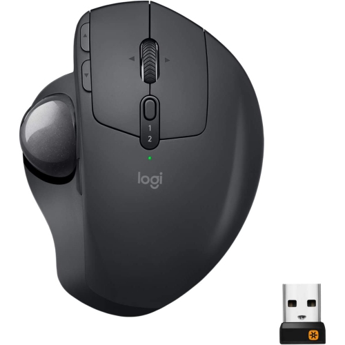 DOLAER  L Mx Ergo Wireless Trackball Mouse – Adjustable Ergonomic Design, Control And Move Text/images/files Between 2 Windows And Apple Mac