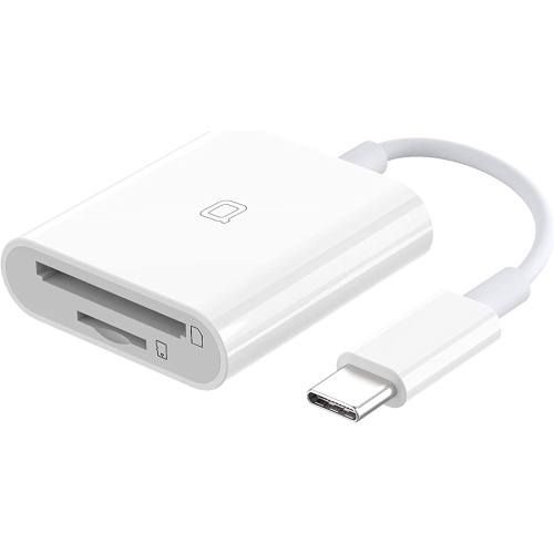 DOLAER  N USB C to Sd Card Reader, Sd/microsd to USB C Card Reader Adapter [Thunderbolt 3] Compatible \w Ipad Pro 2020/2019, Macbook Pro 2019, Macbook