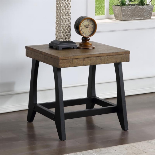 Steve Silver Ralston Caramel and Ebony End Table