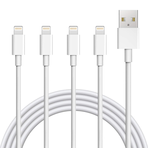 S for iPhone Charger Cord, 4 Pack 6ft Lightning Cable iPhone Charger Cable MFi Certified Compatible iPhone 14/13/12/11 Xs Max XR X 8 7 6s Plus ipad