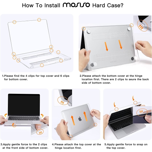 M Compatible with MacBook Air 13.6 inch Case 2022 2023 Release A2681 M2 Chip with Liquid Retina Display & Touch ID, Protective Plastic Hard Shell