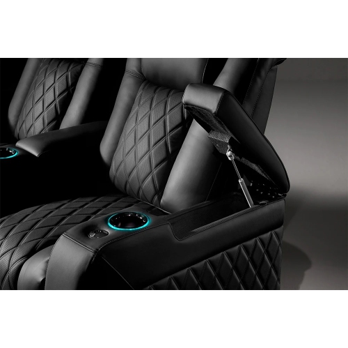 Valencia Tuscany Ultimate Recliner Home Theater Seating | Premium Italian Nappa Leather 20000, Power Lumbar & Power Headrest, RGB Lighting