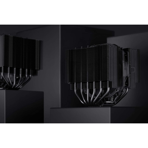 N NH-D15S chromax.Black, Premium Dual-Tower CPU Cooler with NF-A15 PWM 140mm Fan