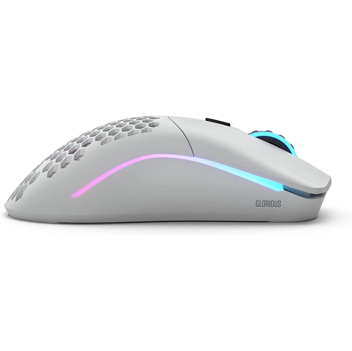 Glorious Gaming - Model O Wireless Gaming Mouse - RGB Mouse with Lights 69 g Superlight Mouse Honeycomb Mouse