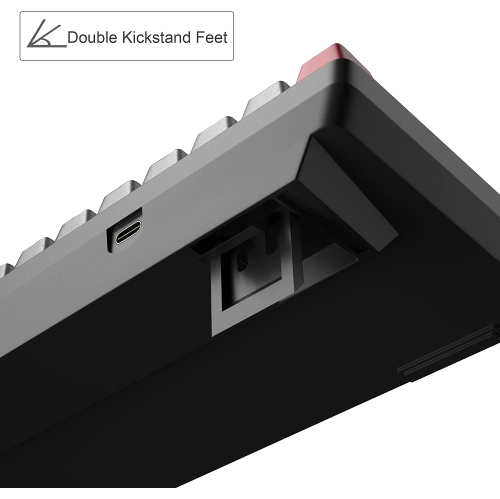 M Portable 60% Mechanical Gaming Keyboard, MK-Box LED Backlit Compact 68 Keys Mini Wired Office Keyboard with Blue Switch for Windows Laptop PC Mac