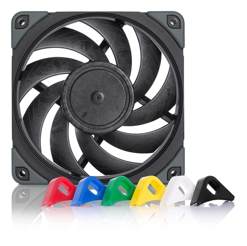 N NF-A12x25 PWM chromax.Black.swap, Premium Quiet Fan, 4-Pin