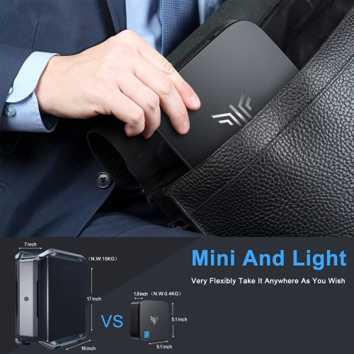 K Mini PC with Windows 11 Pro, Intel Celeron N5105(up to 2.9GHz) Mini Desktop Computers, 8GB RAM/256GB M.2 SSD Micro Computer Support 4K UHD,