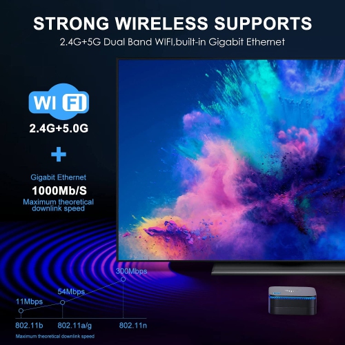 K Mini PC with Windows 11 Pro, Intel Celeron N5105(up to 2.9GHz) Mini Desktop Computers, 8GB RAM/256GB M.2 SSD Micro Computer Support 4K UHD,