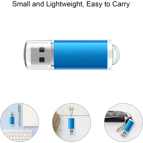 K 16GB USB Stick Flash Drive 5 Pack Memory Stick 2.0 Swivel Design Thumb Drive Jump Drive Pen Drive Bulk USB Key