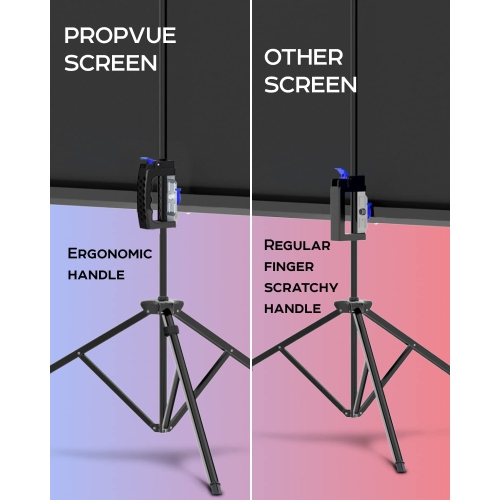 Écran de projection avec support 60 po - écran de projection intérieur/extérieur pour film ou présentation au bureau - trépied HD sans plis 16:9