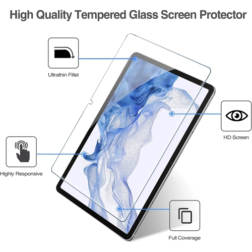 Paquet de 2 protecteurs d’écran P pour Galaxy Tab S8 plus 2022 de 12.4 po/Galaxy Tab S7 FE 2021 (SM-T730/T736)/Galaxy Tab S7 plus 2020