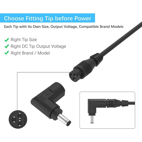 Portable Aspire Laptop Charger for Acer Aspire 3 A315 A314 A317, Aspire 5 E15 N15Q1 N16Q2 ES1 E1 E5 F5 F15 E15 F5 15, V3 V5 V7, R7 R7-571 R3 S3 M3,