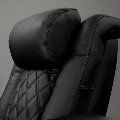 Valencia Tuscany Luxury Recliner Home Theater Seating | Premium Italian Nappa Leather 20000, Power Lumbar & Power Headrest, RGB Lighting