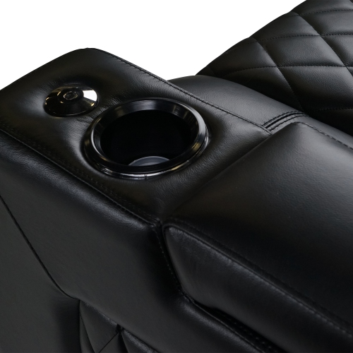 Sièges de cinéma maison Tuscany de Valencia | cuir nappa de grain supérieur 11000, soutien lombaire électrique, appuie-tête électrique,