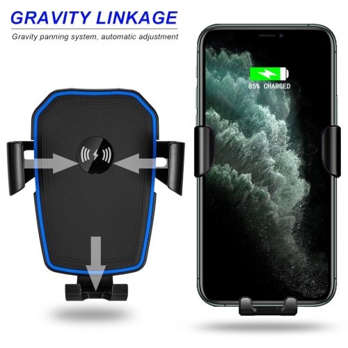 360° Automatic Clamping Qi Wireless 15W Car Charging Mount Air Vent Phone Holder
