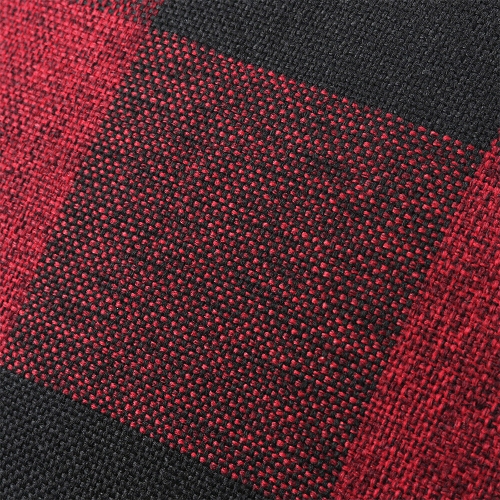 Set of 2 Christmas Check Plaid Throw Pillow Covers for Farmhouse Home Decor CA