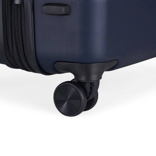 Bugatti Wellington 3 Piece Hardside Luggage Set with Expansion - Navy