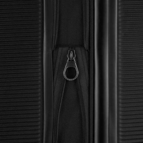 Bugatti Wellington 3 Piece Hardside Luggage Set with Expansion - Black