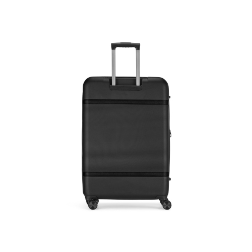Grande valise rigide Wellington de Bugatti avec extension - Noir