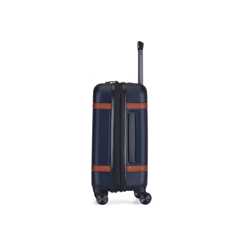 Bugatti - Wellington Hardside Carry-on Luggage with Expansion - Navy