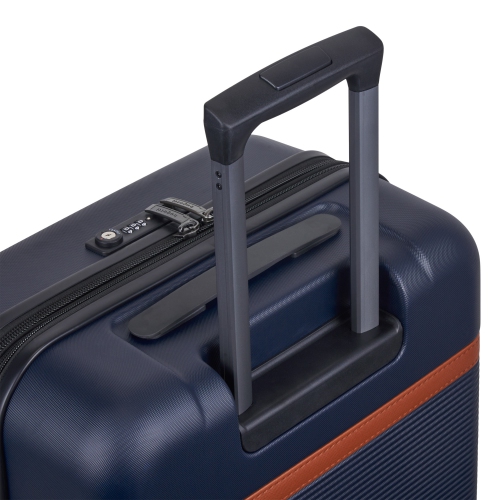 Bugatti - Wellington Hardside Carry-on Luggage with Expansion - Navy
