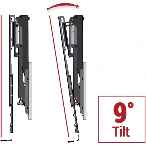 MantelMount MM700 Premier Series Above Fireplace Pull Down TV Mount for 45"-90" TVs Over Mantel