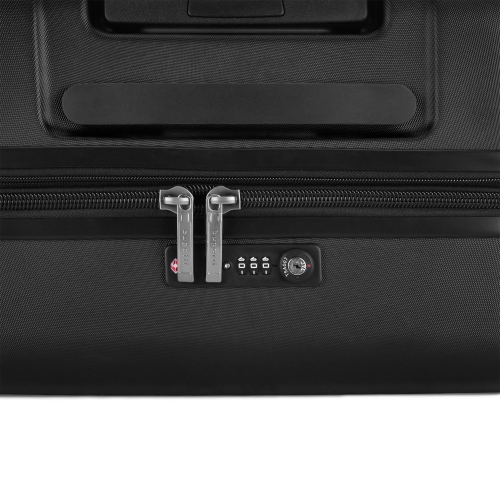 Valise rigide moyenne avec extension Wellington de Bugatti - Noir