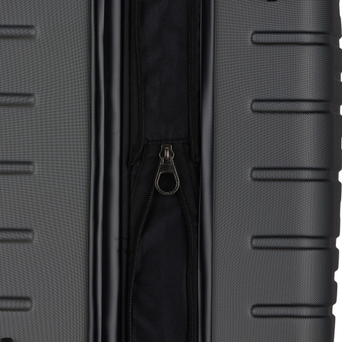 Bugatti - Geneva Hardside Carry-on Luggage with Expansion - Charcoal
