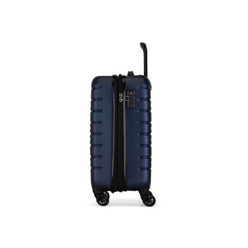 Bugatti - Geneva Hardside Carry-on Luggage with Expansion - Navy