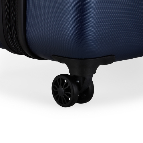 Bugatti - Geneva Hardside Carry-on Luggage with Expansion - Navy