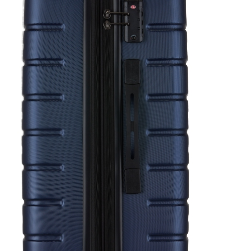 Bugatti - Geneva Hardside Carry-on Luggage with Expansion - Navy
