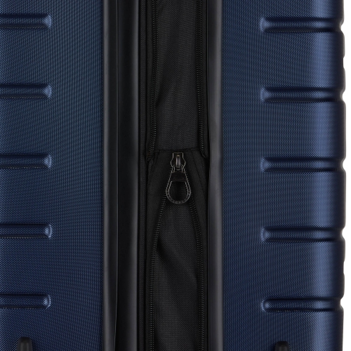 Bugatti - Geneva Hardside Carry-on Luggage with Expansion - Navy