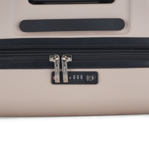 Valise rigide moyenne extensible Wellington de Bugatti - Beige