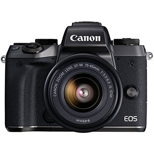 Canon EOS M5 Mirrorless Camera Kit 15-45mm Lens Kit - Wi-Fi Enabled & Bluetooth