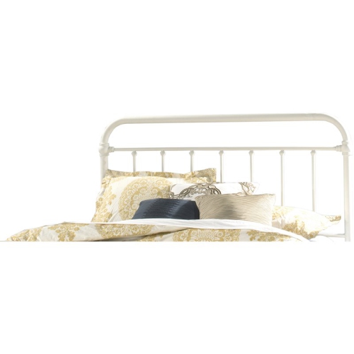 Hillsdale Kirkland King Metal Spindle Panel Headboard in White
