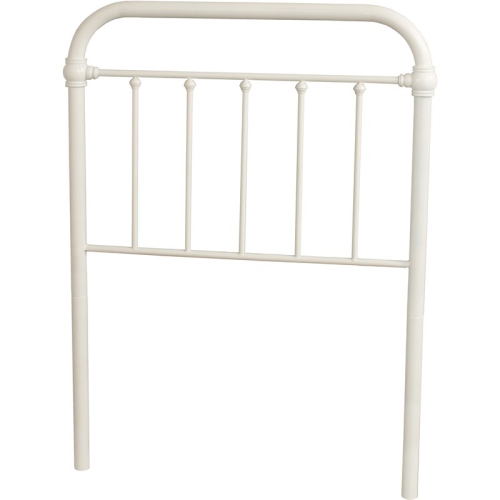 HILLSDALE  Kirkland Twin Metal Spindle Panel Headboard In In White