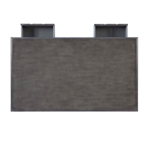 Linon Sadie Wood Coffee Table with Storage in Gray