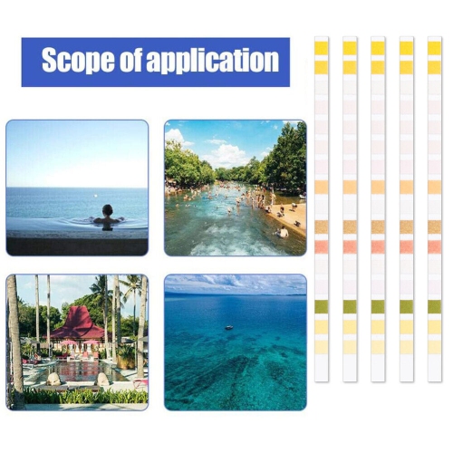 100 BANDELETTES de test 16-EN-1 pour eau potable facile à utiliser pour le fer à plomb PH Hardness