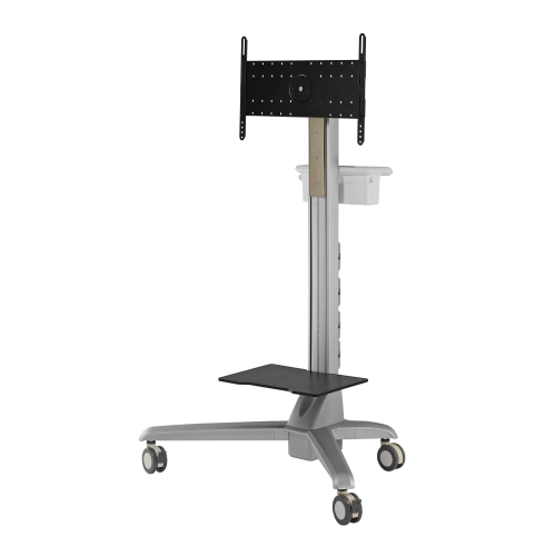 AMER Tilt Mobile Media Conference Computer / TV Display Cart with Motorized Lift