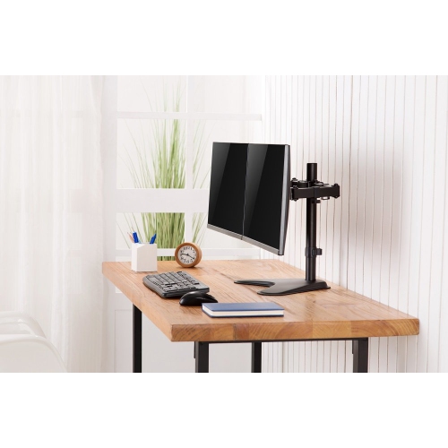 AMER Tilt Dual Articulating Monitor Arm Stand