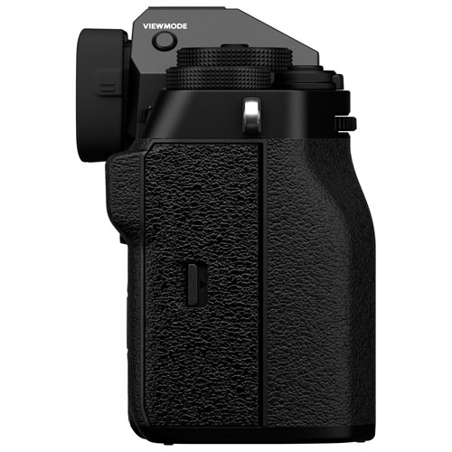 Appareil photo sans miroir X-T5 de Fujifilm à objectif XF 16-80 mm f/4 R OIS WR - Noir
