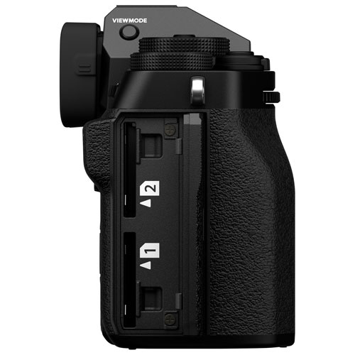 Appareil photo sans miroir X-T5 de Fujifilm à objectif XF 16-80 mm f/4 R OIS WR - Noir